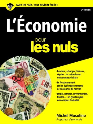 cover image of L'économie Pour les Nuls, 3ème édition